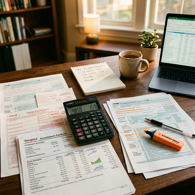 Calculadora con formulario fiscal de inversiones