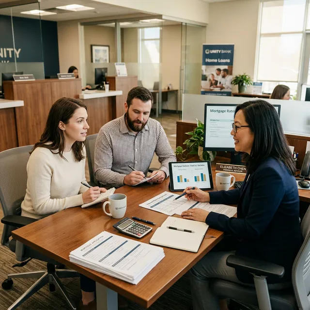 Gráfico comparando hipoteca fija y variable