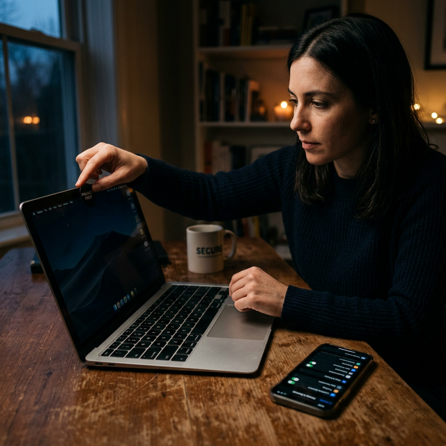 Candado digital protegiendo datos personales