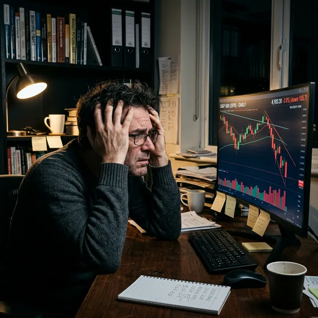 Cerebro dividido entre miedo y codicia