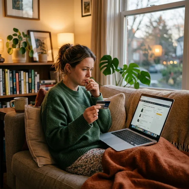 Persona reflexionando sobre dinero y emociones