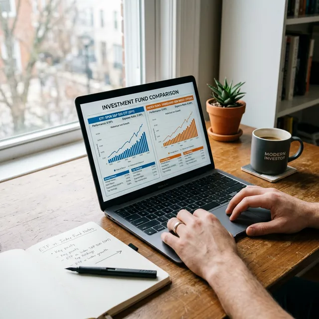 Comparativa visual ETFs vs fondos indexados