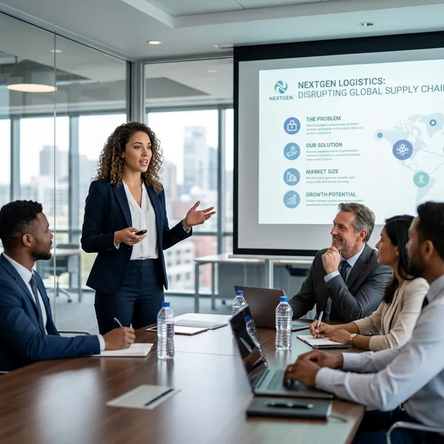 Estructura del elevator pitch