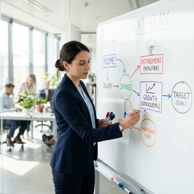 Diagrama de plan de inversión