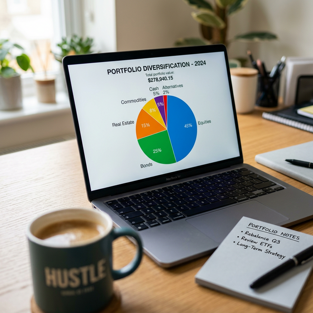 Portfolio diversificado de Indexa Capital con gráfico circular